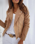 Melanie™ | Veste en Simili Cuir Élégante pour Femme