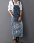Demi™ | Denim Tuinbroekjurk