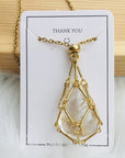 Jewelance™ - Pendentif Cristal Ajustable | Portez Votre Énergie avec Style