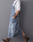 Demi™ | Denim Tuinbroekjurk