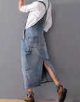 Demi™ | Denim Tuinbroekjurk