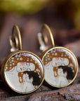 ARTISSA™ Boucles d’Oreilles avec Peinture à l’Huile
