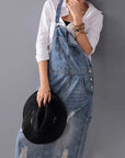 Demi™ | Denim Tuinbroekjurk