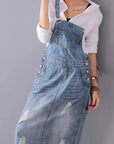 Demi™ | Denim Tuinbroekjurk