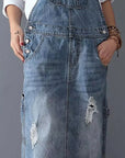 Demi™ | Denim Tuinbroekjurk