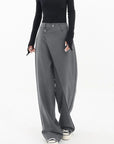 Maddalena™ | Pantalon Baggy Asymétrique
