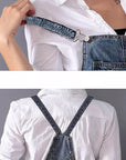 Demi™ | Denim Tuinbroekjurk