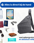Guardia™ | Sac à Bandoulière Anti-Vol pour la Sécurité et le Confort