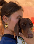 Livia™ | Boucles d’Oreilles Double Cœur