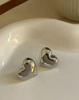 Boucles d'oreilles Bebe en Forme de Cœur