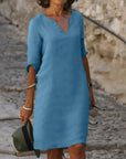 Selena™ | Robe avec Décolleté en V et Couverture du Ventre