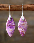 Tamsin™ | Boucles d'Oreilles en Pierre Naturelle Dorée