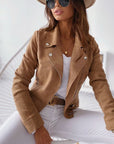 Melanie™ | Veste en Simili Cuir Élégante pour Femme