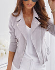 Melanie™ | Veste en Simili Cuir Élégante pour Femme