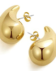 Boucles d'oreilles Hailey – Élégance intemporelle avec finition en or 14 carats