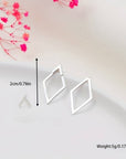 Camilla™ | Boucles d'Oreilles Géométriques : Lignes Nettes et Style Moderne