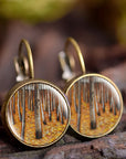 ARTISSA™ Boucles d’Oreilles avec Peinture à l’Huile