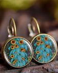 ARTISSA™ Boucles d’Oreilles avec Peinture à l’Huile