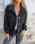 Dion™ | Manteau en Laine Court avec Revers
