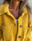 Dion™ | Manteau en Laine Court avec Revers