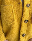 Dion™ | Manteau en Laine Court avec Revers