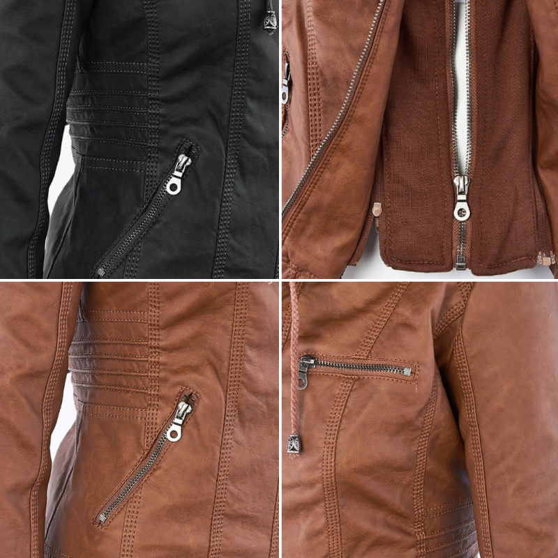 Zara™ | Veste en Cuir Végan