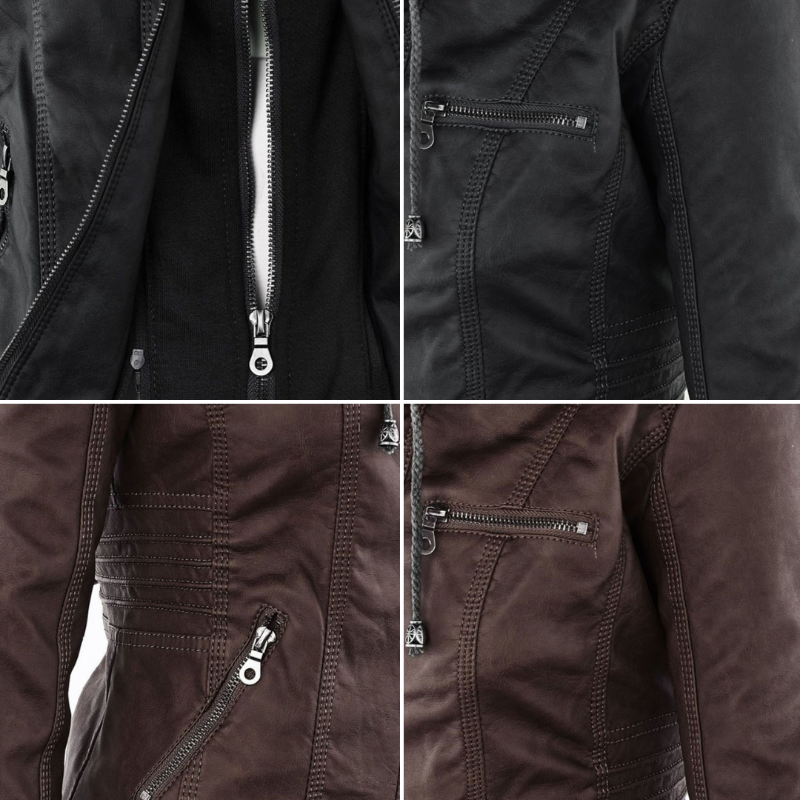 Zara™ | Veste en Cuir Végan