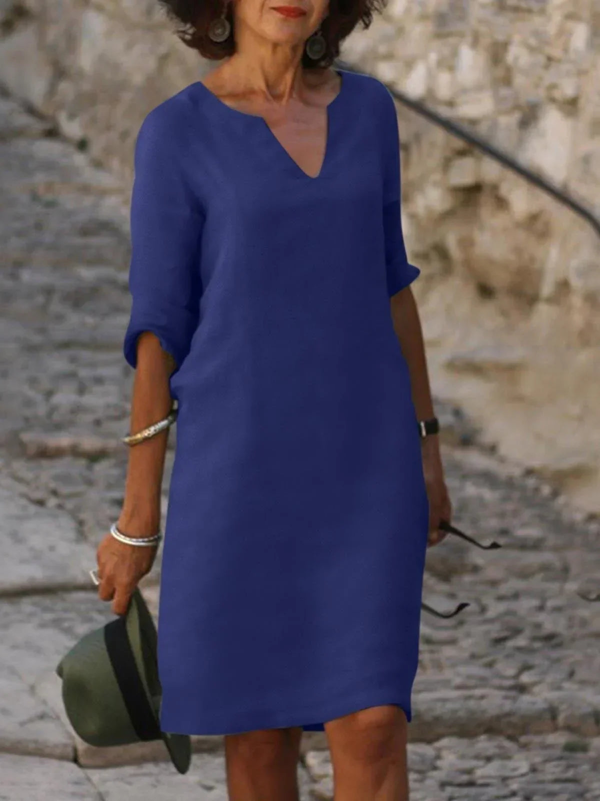 Selena™ | Robe avec Décolleté en V et Couverture du Ventre